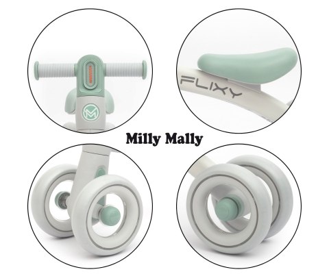 Pojazd Jeździk dla dziecka, lekki, koła EVA, Flixy Milly Mally, wiek 1+