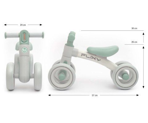 Pojazd Jeździk dla dziecka, lekki, koła EVA, Flixy Milly Mally, wiek 1+