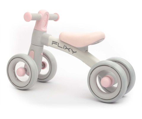 Pojazd Jeździk dla dziewczynki, lekki, koła EVA, Flixy Różowy, wiek 1+