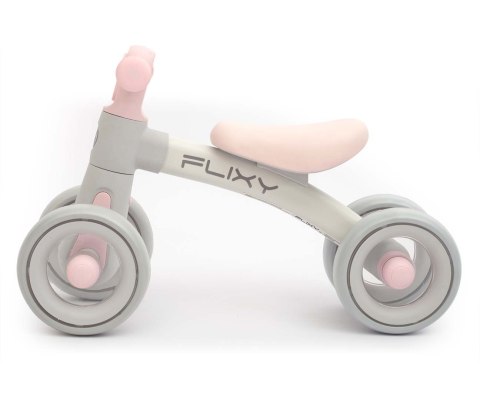 Pojazd Jeździk dla dziewczynki, lekki, koła EVA, Flixy Różowy, wiek 1+