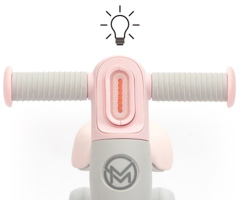 Pojazd Jeździk dla dziewczynki, lekki, koła EVA, Flixy Różowy, wiek 1+