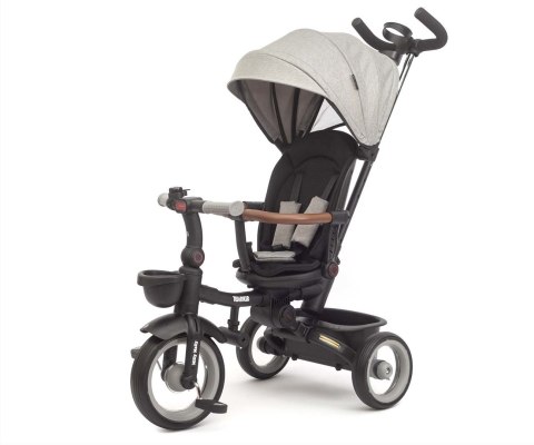 Rowerek trójkołowy Twinkle z rączką i daszkiem 3w1 – dla dziecka 12M+ Milly Mally