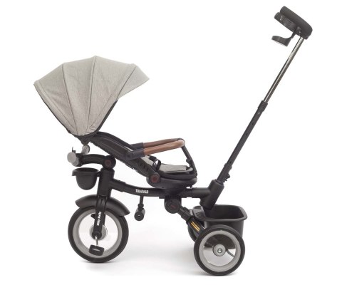 Rowerek trójkołowy Twinkle z rączką i daszkiem 3w1 – dla dziecka 12M+ Milly Mally