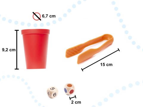 Układanka Montessori, Kamyki kreatywne kolorowe, nauka liczenia, wiek 3+