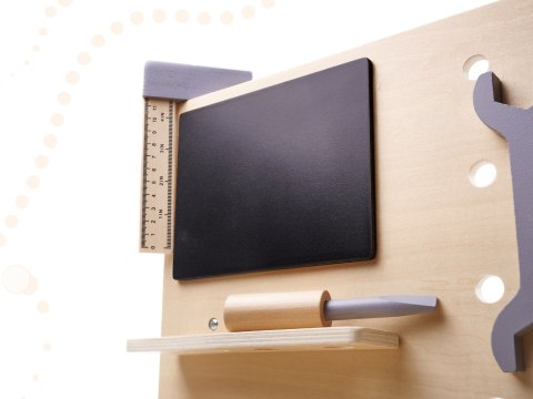 Warsztat z narzędziami drewniany dla dzieci zestaw majsterkowicza wiek: 3+