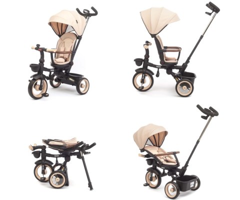 MILLY MALLY 6425 Rowerek trójkołowy Twinkle beige