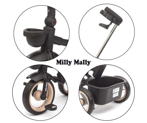 MILLY MALLY 6425 Rowerek trójkołowy Twinkle beige