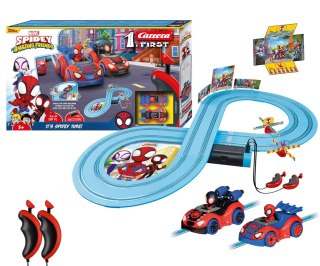 Elektryczny tor wyścigowy dla dzieci Carrera Spidey - dł. 2,4m, wiek 3+