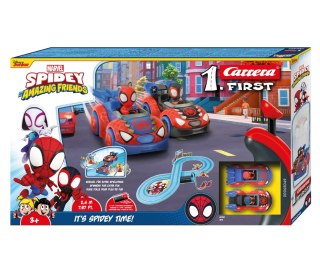 Elektryczny tor wyścigowy dla dzieci Carrera Spidey - dł. 2,4m, wiek 3+