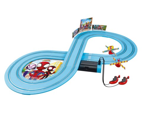 Elektryczny tor wyścigowy dla dzieci Carrera Spidey - dł. 2,4m, wiek 3+