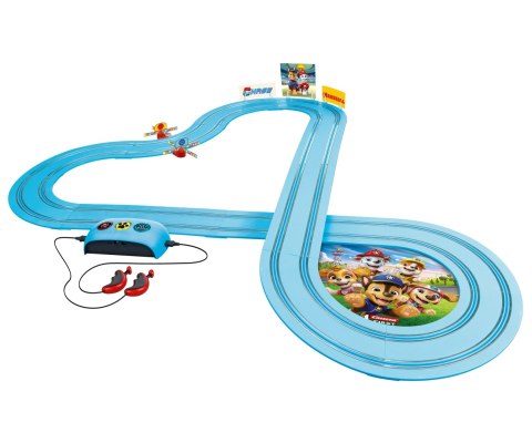 Tor wyścigowy dla dzieci Carrera samochody, Psi Patrol - Race Rescue 3,5m