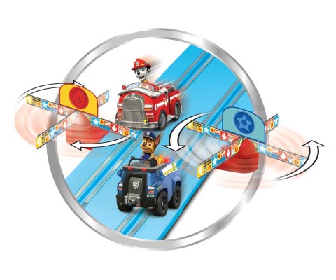 Tor wyścigowy dla dzieci Carrera samochody, Psi Patrol - Race Rescue 3,5m