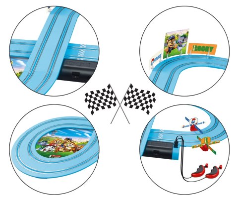 Tor Carrera Psi Patrol, elektryczny tor wyścigowy długość 2,4m, wiek 3+