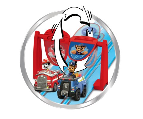 Tor Carrera Psi Patrol, elektryczny tor wyścigowy Track dł. 2,9m, wiek 3+