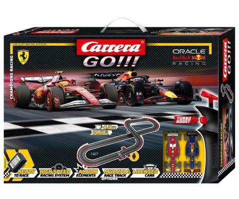 Elektryczny tor wyścigowy dla dzieci Carrera Go, Champion's Racing 4,3m, 6+