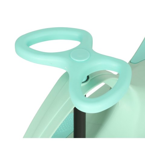 Jeździk grawitacyjny dziecięcy dla 3 latka, świecące koła LED, miętowy