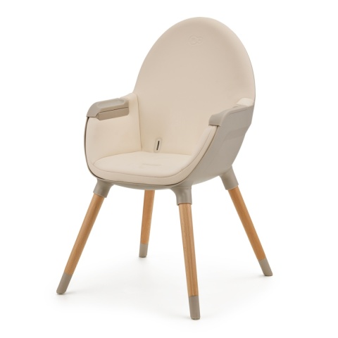 Krzesełko do karmienia dla dzieci KINDERKRAFT FINI Beige, wielofukcyjne 6m+