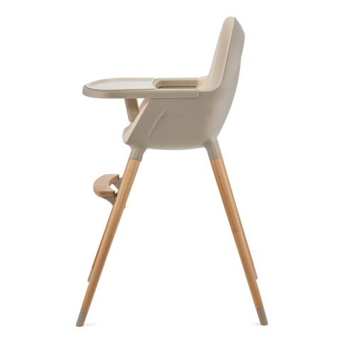 Krzesełko do karmienia dla dzieci KINDERKRAFT FINI Beige, wielofukcyjne 6m+