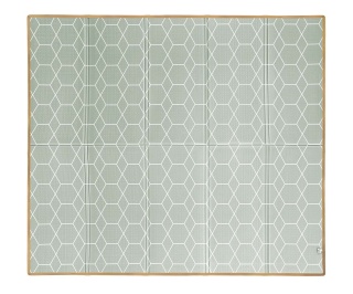 Mata piankowa dla dzieci niemowląt, składana Milly Mally Play Woods 0m+