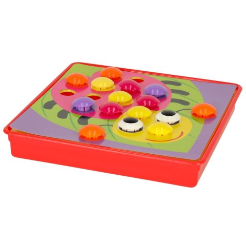 Układanka Guzikowa Mozaika dla dzieci, edukacyjna kreatywna, dla 3 latka