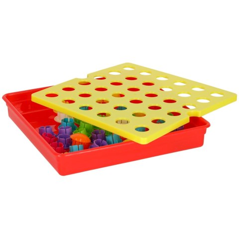 Układanka Guzikowa Mozaika dla dzieci, edukacyjna kreatywna, dla 3 latka