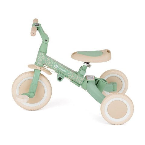 PETITE&MARS 613480 Wielofunkcyjny rowerek trójkołowy 5w1 Turbo green twist