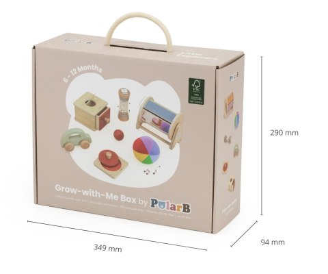 Zestaw edukacyjny sensoryczny Grow with Me - Mali odkrywcy, Viga, 6m+