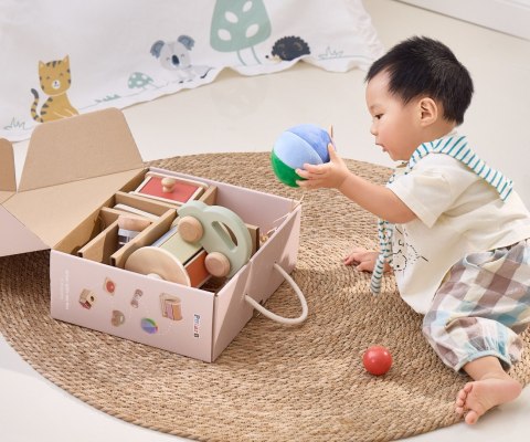 Zestaw edukacyjny sensoryczny Grow with Me - Mali odkrywcy, Viga, 6m+