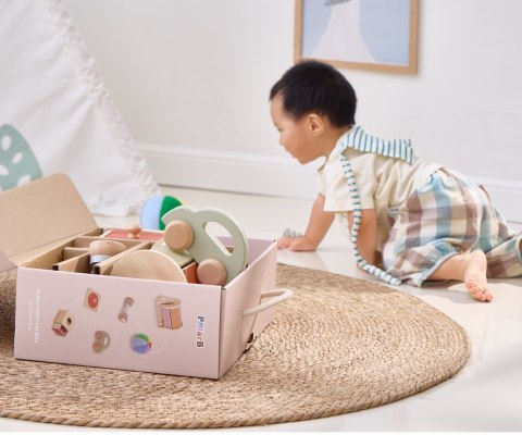 Zestaw edukacyjny sensoryczny Grow with Me - Mali odkrywcy, Viga, 6m+