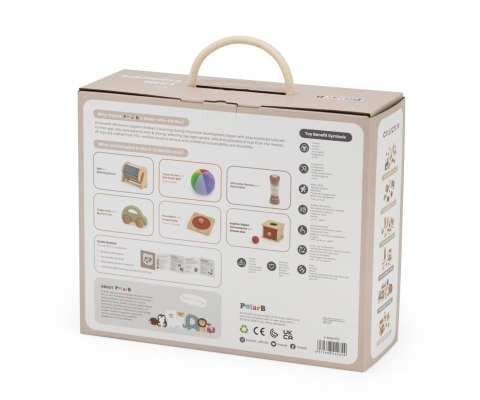 Zestaw edukacyjny sensoryczny Grow with Me - Mali odkrywcy, Viga, 6m+