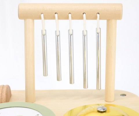 Stolik edukacyjny muzyczny dla dzieci, interaktywny drewniany, Viga, 18m+