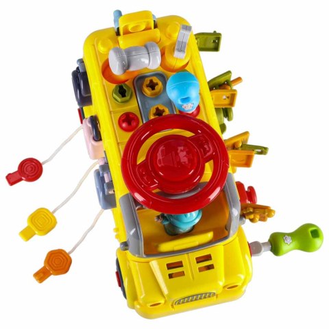 Zabawka manipulacyjna konstrukcyjna do skręcania, Autobus, wiek 3+