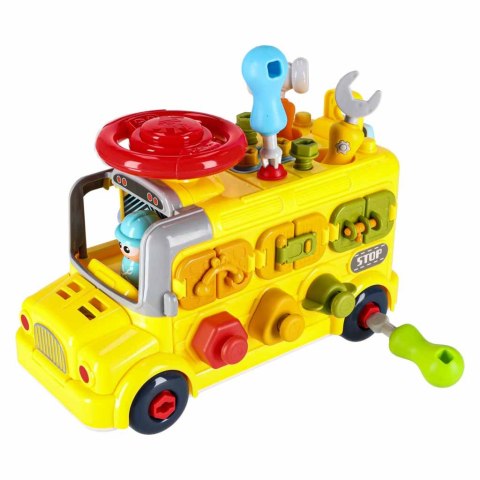 Zabawka manipulacyjna konstrukcyjna do skręcania, Autobus, wiek 3+