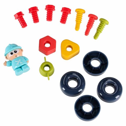 Zabawka manipulacyjna konstrukcyjna do skręcania, Autobus, wiek 3+