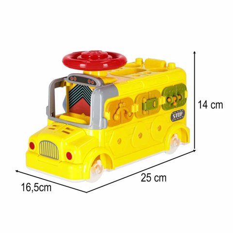 Zabawka manipulacyjna konstrukcyjna do skręcania, Autobus, wiek 3+