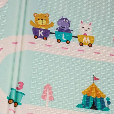 Mata piankowa składana dla dzieci niemowląt do nauki chodzenia Panda