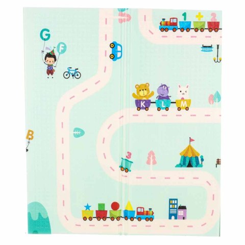 Mata piankowa składana dla dzieci niemowląt do nauki chodzenia Panda