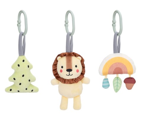 Stojak edukacyjny drewniany z zabawkami dla niemowląt, zawieszki, TT 0m+