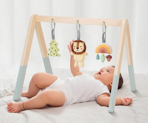 Stojak edukacyjny sensoryczny  z zabawkami dla niemowląt, zawieszki, TT 0m+