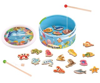 Gra łowienie rybek na magnes, zabawka zręcznościowa, Tooky Toy, wiek 3+