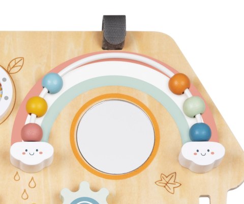 Tablica manipulacyjna dla dzieci, drewniana, edukacyjna, Tooky Toy, 12m+