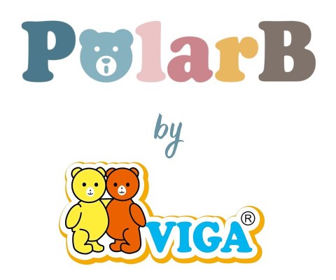 Viga 44257N PolarB Drewniana kolejka z torami i stacją