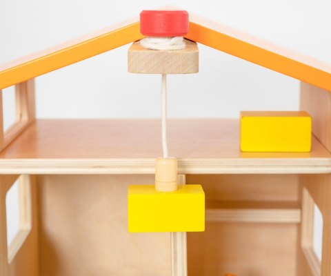 Drewniana farma zabawka dla dzieci, klocki figurki zwierząt, Viga, wiek 3+