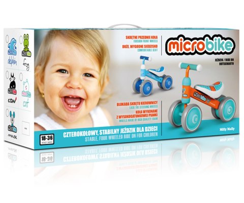 Pojazd Jeździk dla dziecka, lekki stabilny, Piesek Micro Milly Mally 18m+