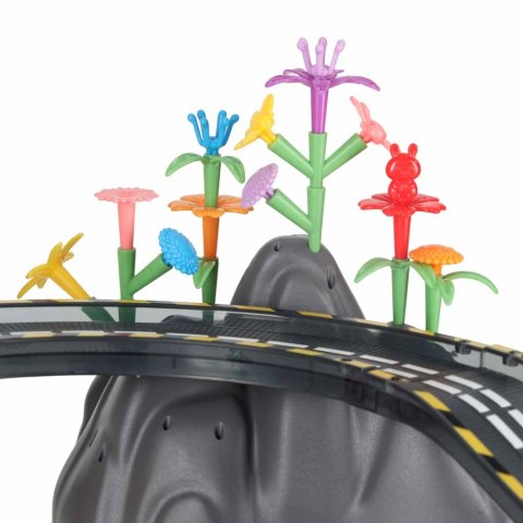 Tor wyścigowy samochodowy dla 3 latka, zestaw konstrukcyjny magnetyczny