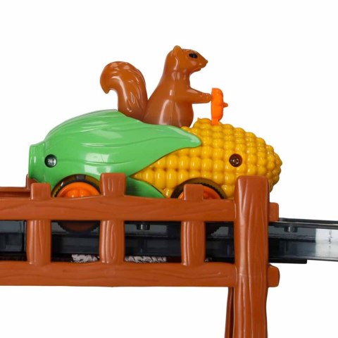 Tor wyścigowy samochodowy dla 3 latka, zestaw konstrukcyjny magnetyczny