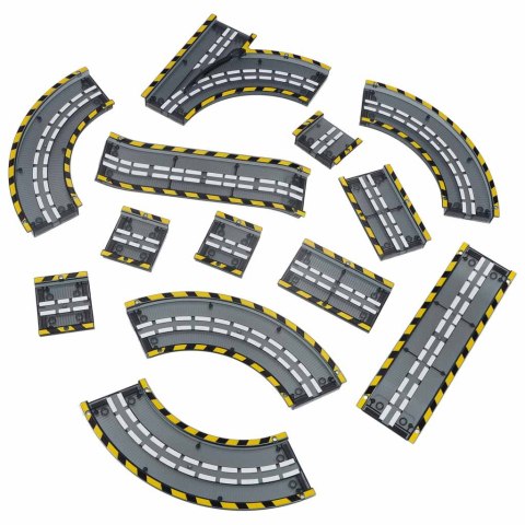 Tor wyścigowy samochodowy dla 3 latka, zestaw konstrukcyjny magnetyczny