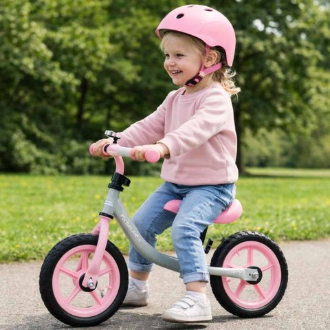 Rowerek biegowy Trike Fix Balance ultra lekki 1,8kg szary różowy 2+