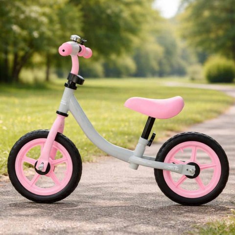 Rowerek biegowy Trike Fix Balance ultra lekki 1,8kg szary różowy 2+