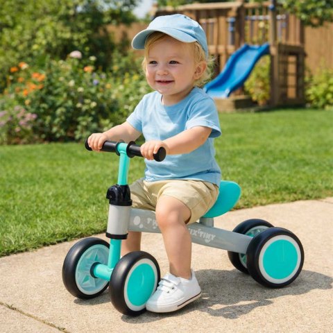 Rowerek Trike Fix Tiny czterokołowy biegowy miętowy 2+
